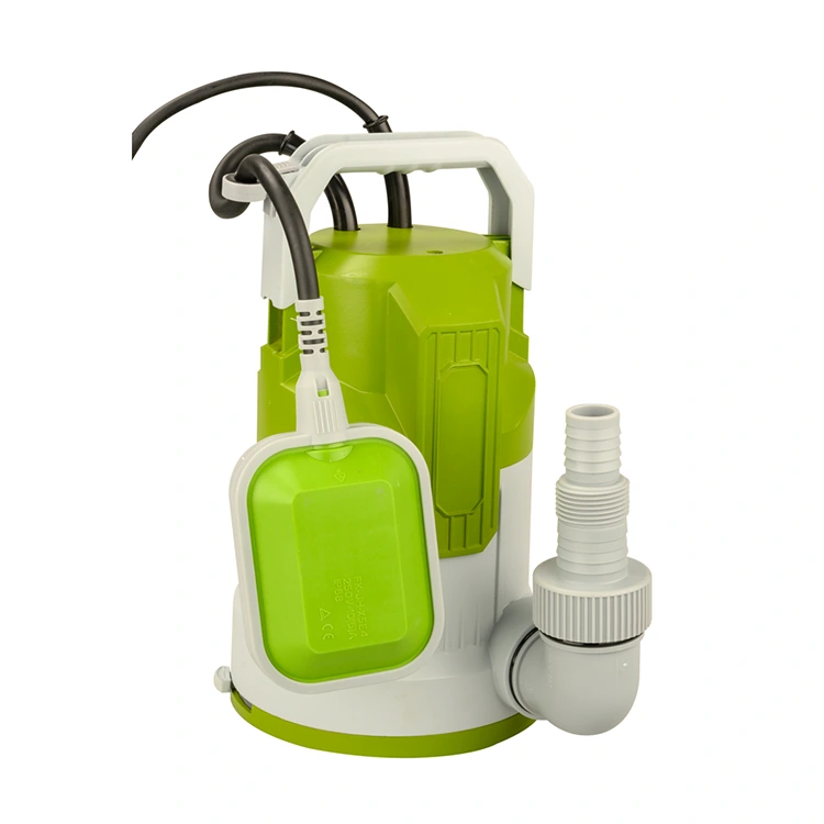 Dompelbare afvoerpomp met ultralaag niveau